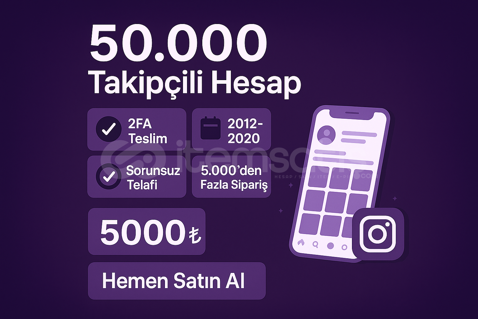Eski Tarihli - 50000 Takipçili - 30 Gün Garanti Eski Tarihli - 50000 Takipçili - 30 Gün Garanti