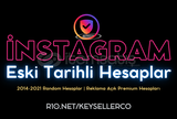 Eski Tarihli Instagram Hesaplar / 50 Adet.