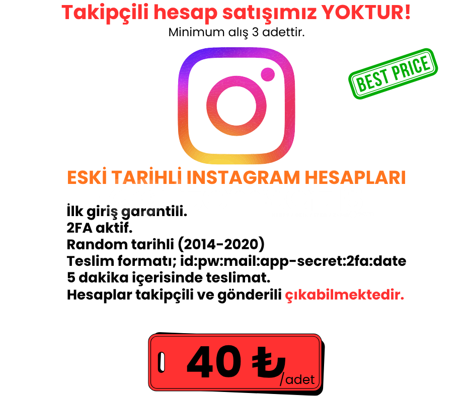 Eski Tarihli Instagram Hesapları Eski Tarihli Instagram Hesapları