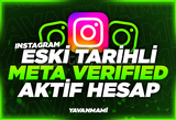 Eski Tarihli Meta Verified Aktif Hesap 