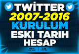 ⚡️ Eski Tarihli Twitter Hesabı ⚡️ 2007 - 2016