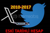 Eski Tarihli Twitter ( X ) Hesapları