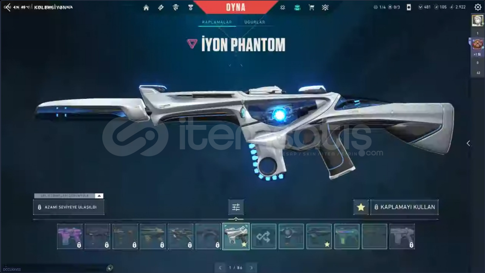 Eski Valocudan Boyasız Çiziksiz Asil Karambitli  Eski Valocudan Boyasız Çiziksiz Asil Karambitli