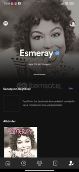 ESMERAY ORJİNAL ARTİST HESABI