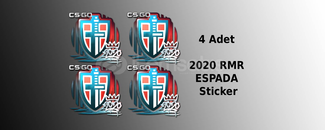 Espada Takımı RMR 2020 - 4'lü Sticker
