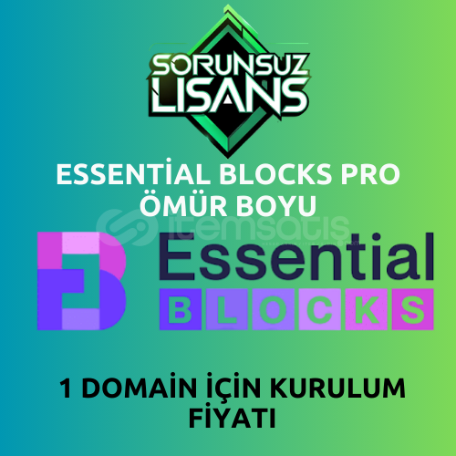 Essential Blocks Pro - Ömür Boyu Essential Blocks Pro - Ömür Boyu