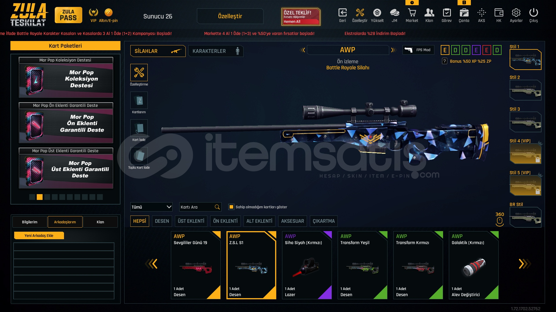 EŞSİZ AWP Z.S.L S1 DESEN EŞSİZ AWP Z.S.L S1 DESEN