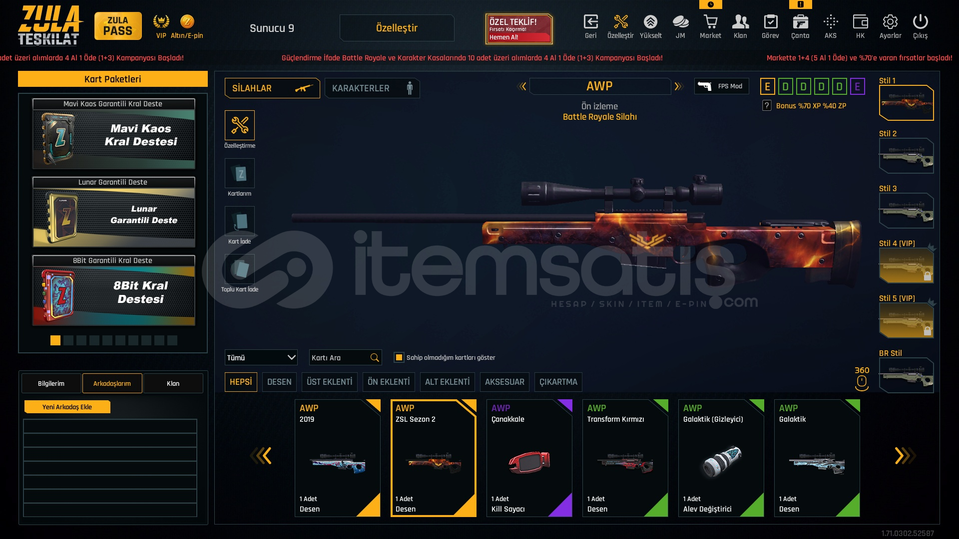 EŞSİZ AWP ZSL SEZON 2 DESENİ EŞSİZ AWP ZSL SEZON 2 DESENİ