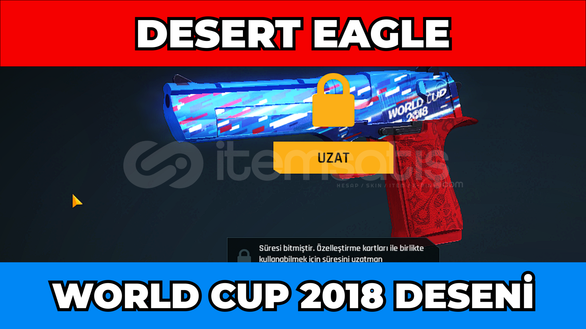 EŞSİZ DESERT EAGLE WORLD CUP 2018 DESENİ EŞSİZ DESERT EAGLE WORLD CUP 2018 DESENİ