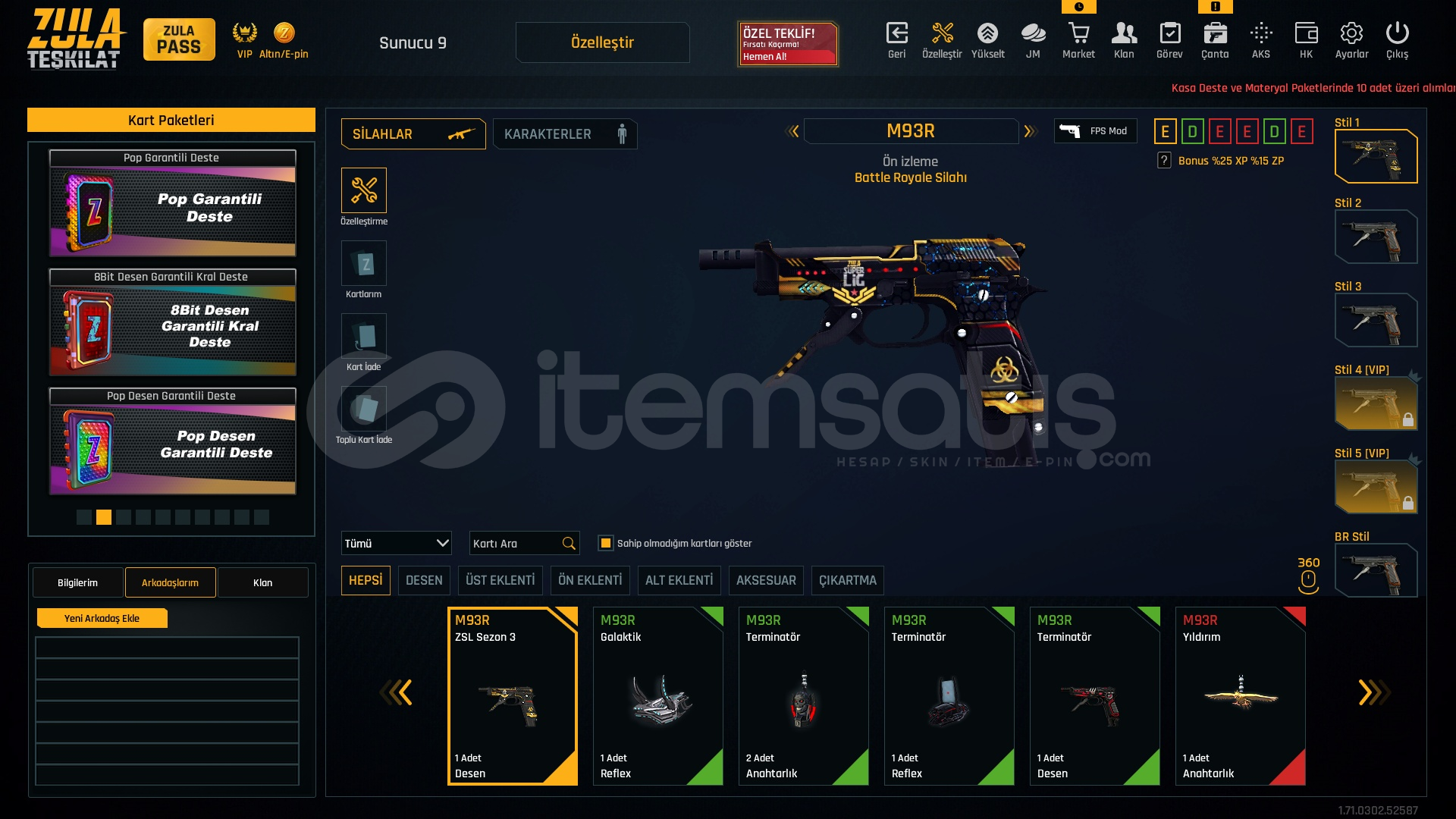 EŞSİZ M93R ZSL SEZON 3 DESENİ EŞSİZ M93R ZSL SEZON 3 DESENİ