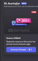 etiketli (taglı) sunucu