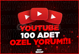 ⭐ {Etkileşim Garanti} YouTube 100 Özel Yorum