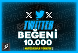 ⭐(ETKİLEŞİM + KALICI) Twitter 10000 BEĞENİ