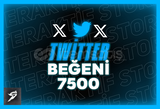 ⭐(ETKİLEŞİM + KALICI) Twitter 7500 BEĞENİ