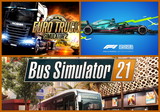 Ets 2 + F1 2021 + Bus Simulator 2021