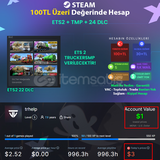 ETS2 22 Dlc + TMP Hesabı | İlk Mail