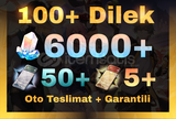 EU | 100+ Dilek 6000+ Jade 50+5