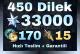 EU | 450+ Dilek 33000 Astrite + 120 + 50 + 15
