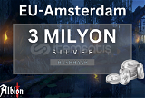 EU-Amsterdam 3 M Silver