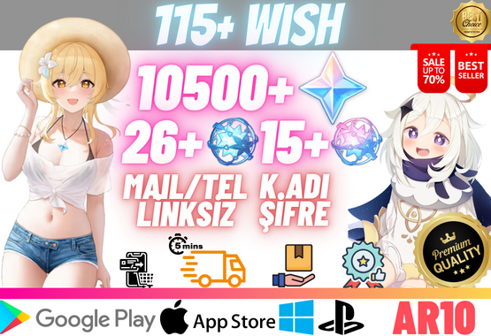 EU | AR10 115+ Wish - 10500 Primo 26+15 Fate