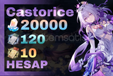 EU | Castorice & 20000 Jade + 120 + 10 