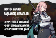 EU | IK3+ Yanagi - Başlangıç Hesapları EU | IK3+ Yanagi - Başlangıç Hesapları