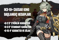 EU | IK3+ Caesar King - Başlangıç Hesapları EU | IK3+ Caesar King - Başlangıç Hesapları