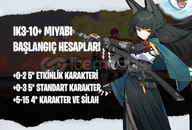 EU | IK3+ Miyabi - Başlangıç Hesapları
