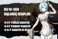 EU | IK3+ Seed - Başlangıç Hesapları