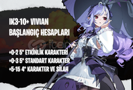 EU | IK3+ Vivian - Başlangıç Hesapları