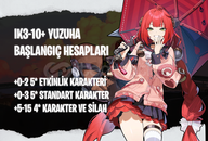 EU | IK3+ Yuzuha - Başlangıç Hesapları