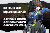 EU | IK3+ Zhu Yuan - Başlangıç Hesapları
