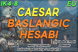 EU IK4-8 | CAESAR Başlangıç Hesabı