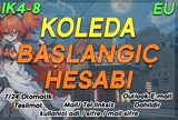 EU IK4-8 | KOLEDA Başlangıç Hesabı