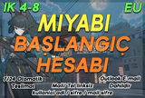 EU IK4-8 | MIYABI Başlangıç Hesabı