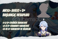 EU | MR10+ Ayato + 5* - Başlangıç Hesapları EU | MR10+ Ayato + 5* - Başlangıç Hesapları