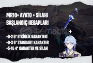 EU | MR10+ Ayato + Silahı - Başlangıç Hesapları EU | MR10+ Ayato + Silahı - Başlangıç Hesapları