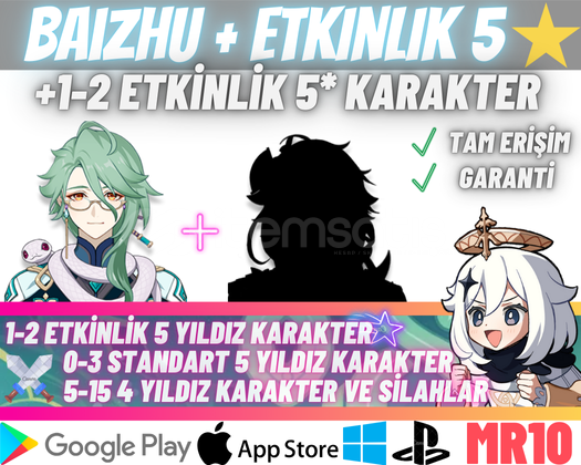 EU | MR10+ Baizhu + 5* Etkinlik Karakteri EU | MR10+ Baizhu + 5* Etkinlik Karakteri