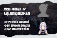 EU | MR10+ Citlali + 5* - Başlangıç Hesapları EU | MR10+ Citlali + 5* - Başlangıç Hesapları