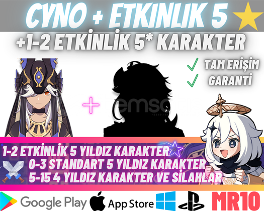 EU | MR10+ Cyno + 5* Etkinlik Karakteri EU | MR10+ Cyno + 5* Etkinlik Karakteri