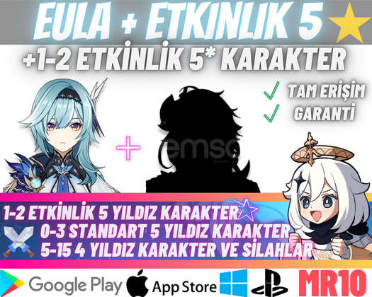 EU | MR10+ Eula + 5* Etkinlik Karakteri EU | MR10+ Eula + 5* Etkinlik Karakteri