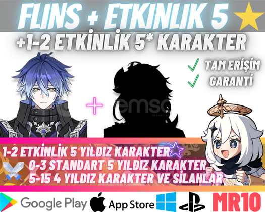 EU | MR10+ Flins + 5* Etkinlik Karakteri EU | MR10+ Flins + 5* Etkinlik Karakteri