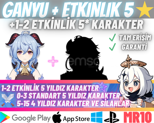 EU | MR10+ Ganyu + 5* Etkinlik Karakteri EU | MR10+ Ganyu + 5* Etkinlik Karakteri