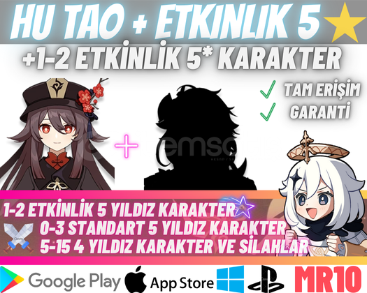 EU | MR10+ Hu Tao + 5* Etkinlik Karakteri EU | MR10+ Hu Tao + 5* Etkinlik Karakteri