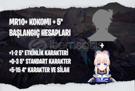EU | MR10+ Kokomi + 5* - Başlangıç Hesapları