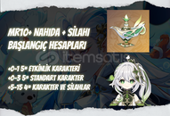 EU | MR10+ Nahida + Silahı - Başlangıç Hesapları EU | MR10+ Nahida + Silahı - Başlangıç Hesapları