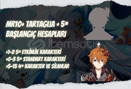 EU | MR10+ Tartaglia + 5* - Başlangıç Hesapları EU | MR10+ Tartaglia + 5* - Başlangıç Hesapları
