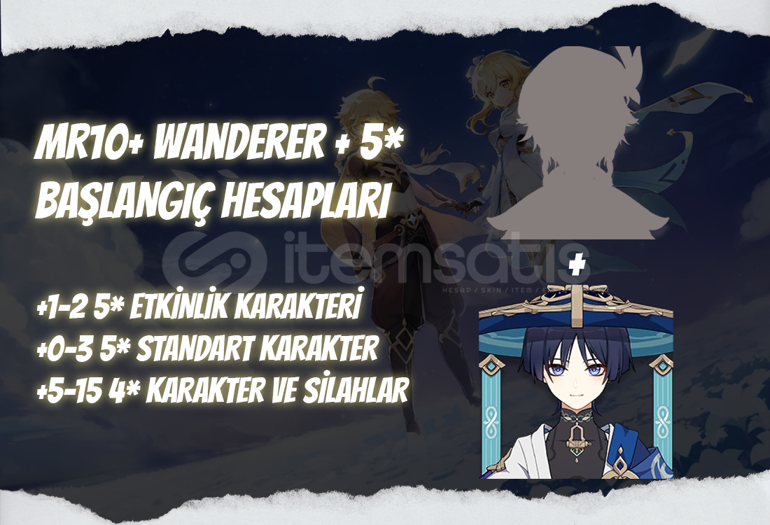 EU | MR10+ Wanderer + 5* - Başlangıç Hesapları EU | MR10+ Wanderer + 5* - Başlangıç Hesapları