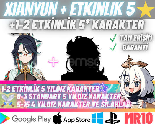 EU | MR10+ Xianyun + 5* Etkinlik Karakteri EU | MR10+ Xianyun + 5* Etkinlik Karakteri