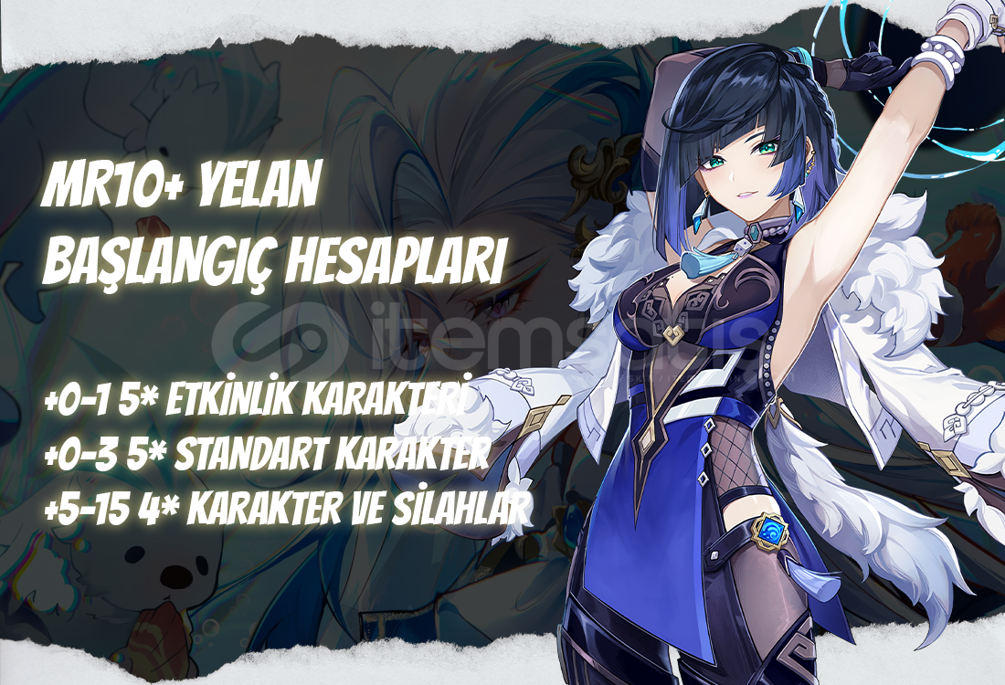 EU | MR10+ Yelan - Başlangıç Hesapları EU | MR10+ Yelan - Başlangıç Hesapları